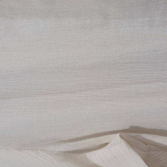 NWT Elie Tahari white silk/cot crepe/lace multi(19)-button/loop lace collar shrt - Picture 6 of 7